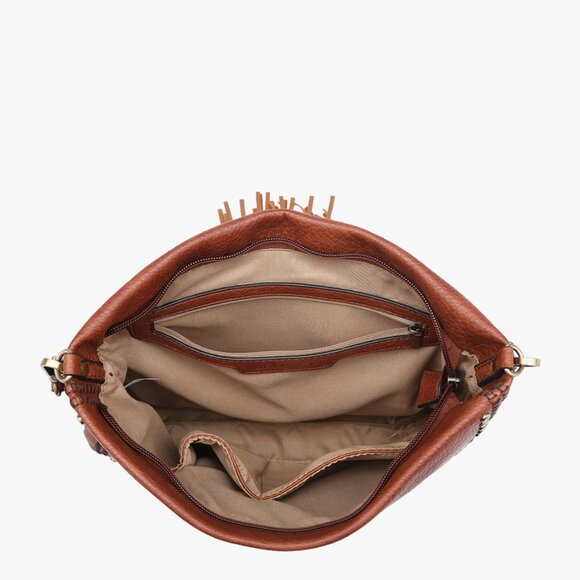 Elegant Burgundy Crossbody Bag - Picture 3 of 3